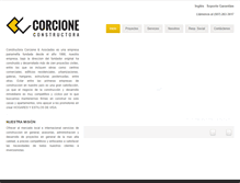 Tablet Screenshot of constructoracorcione.com